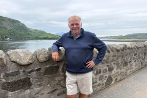 Steve at  Eilean Donan Castle